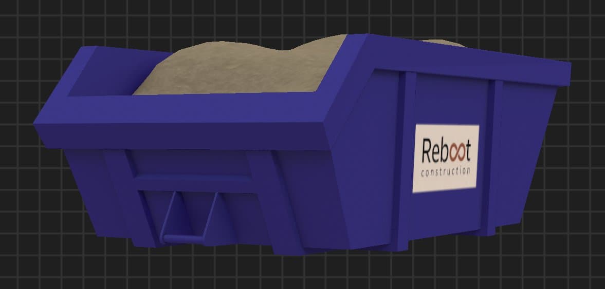 Debris Container Blue (Sand)