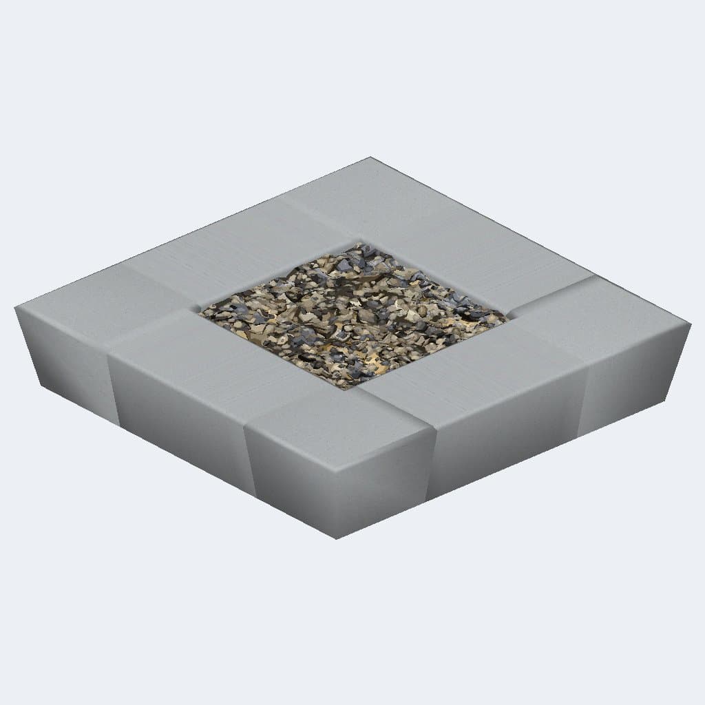 Reboot Concrete Planter Square