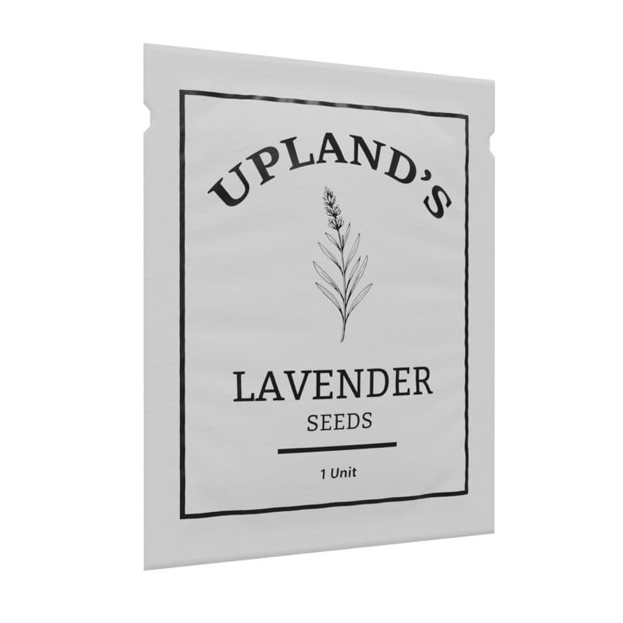 Lavender seed packet