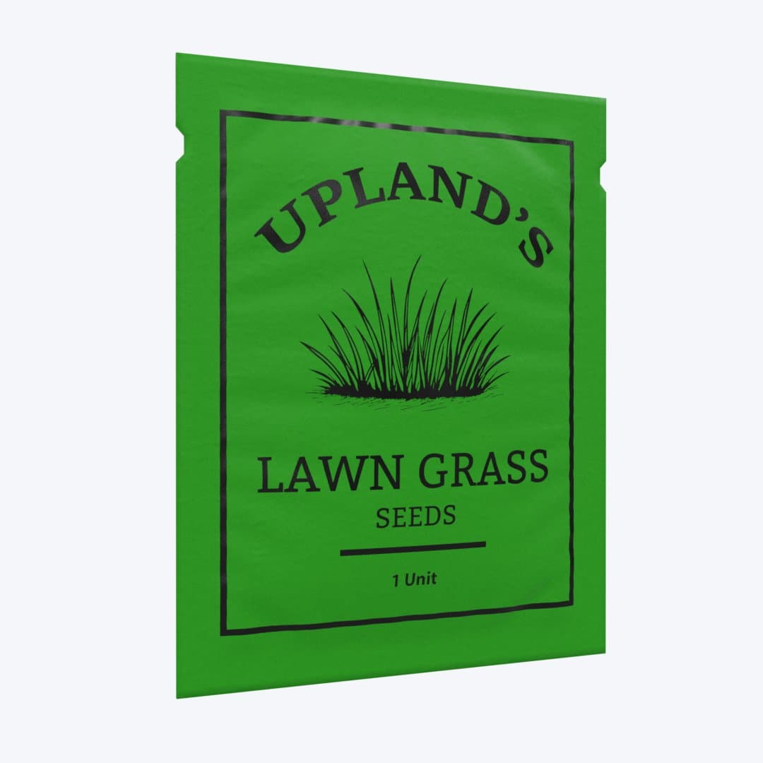 Lawn grass seed packet