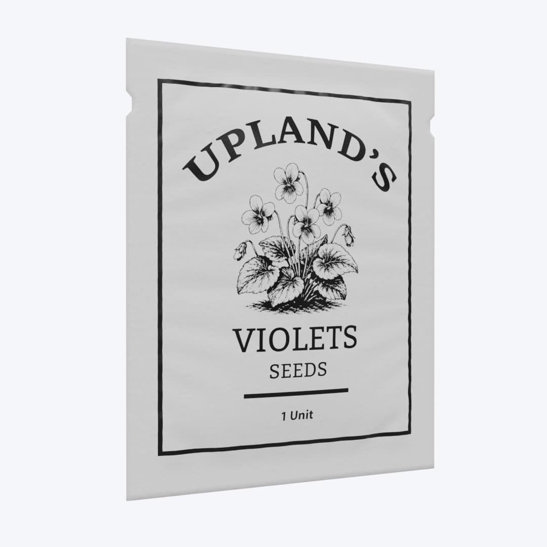 Violets seed packet